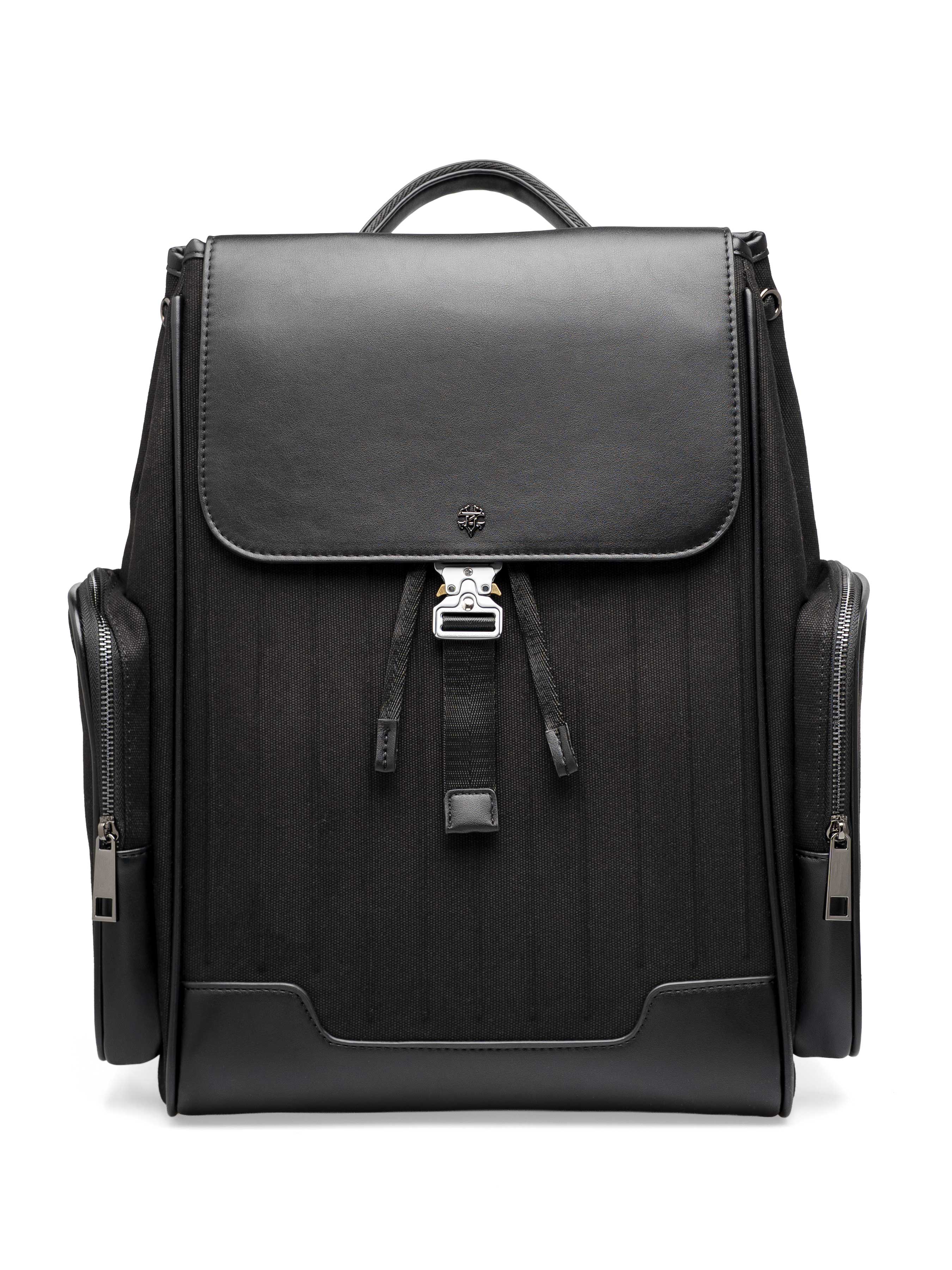 LussoBackpackBlackLeather1 - Zeve