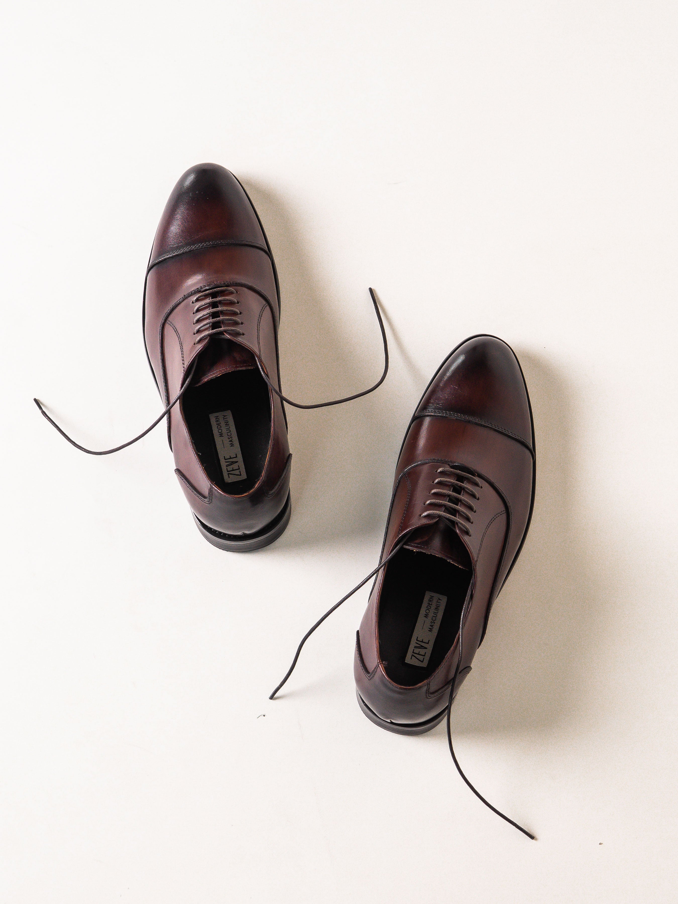 Oxford-Cap-Toe-Dark-Brown-Zeve-International-menshoes-1 - Zeve