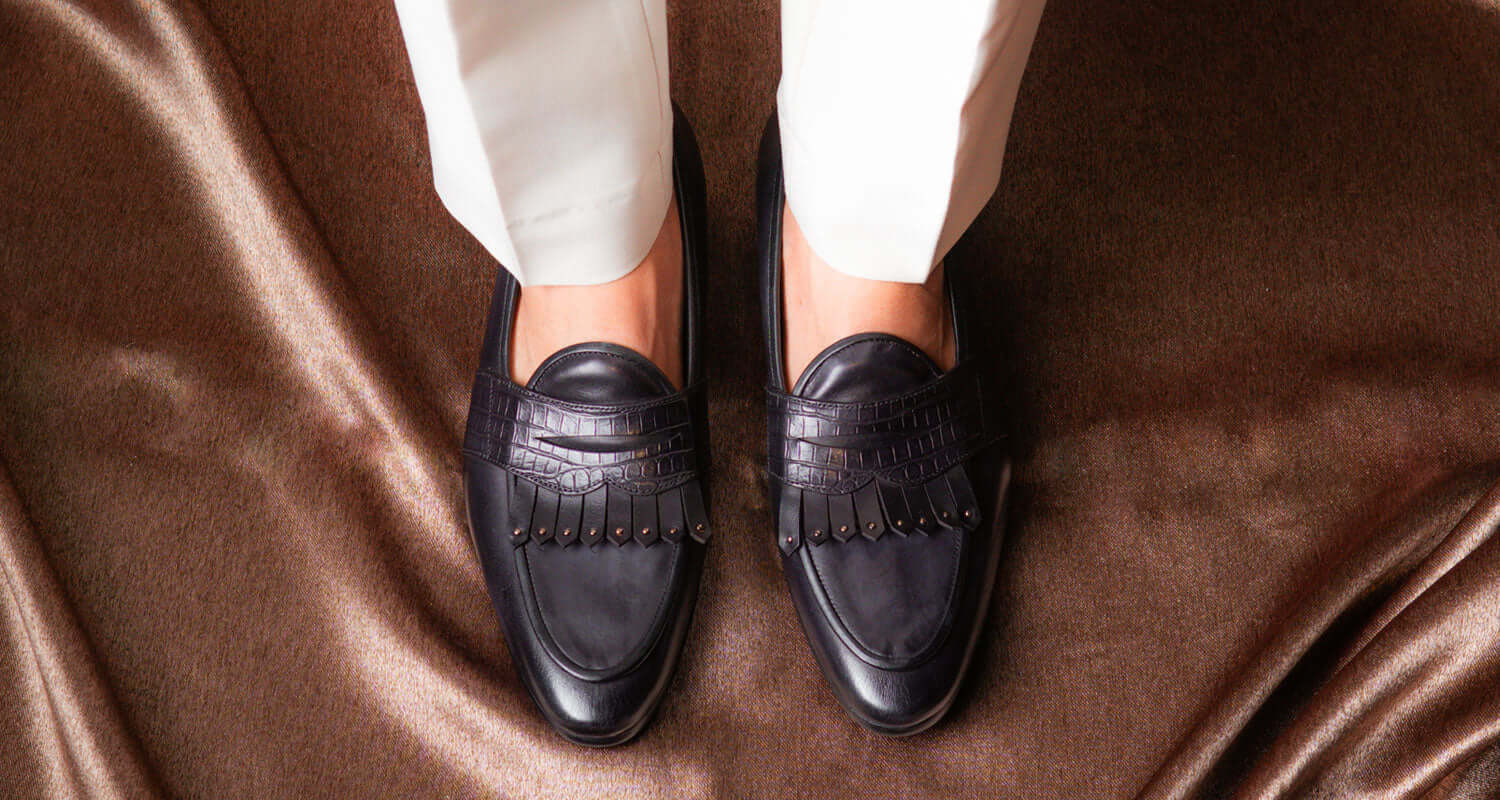 Exclusive and stylish fringe loafer from Zeve