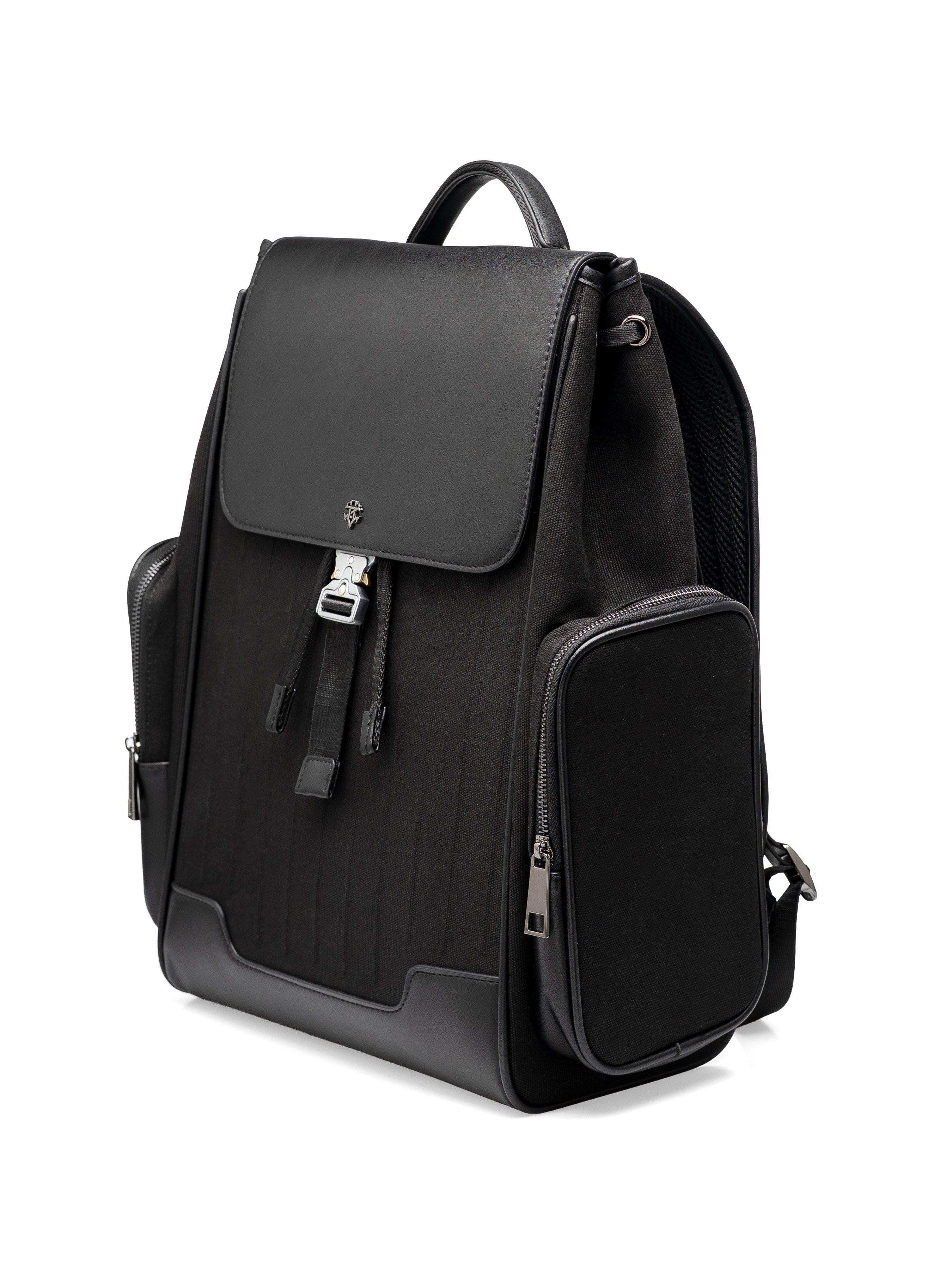 LussoBackpackBlackLeather3 - Zeve