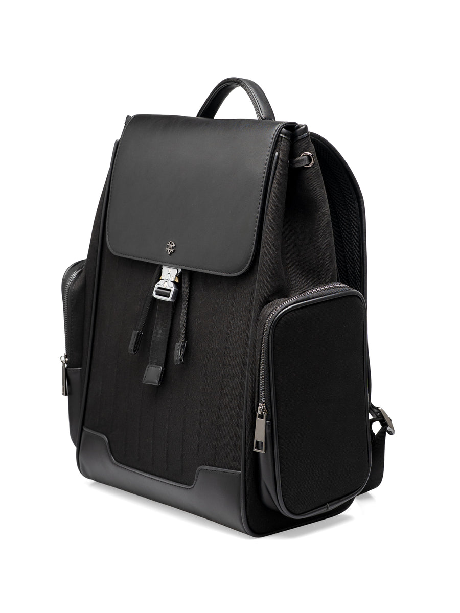 LussoBackpackBlackLeather3 - Zeve