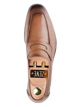 SingleMartinoPennyLoaferCoffee_HandPaintedPatina_4281200f-cf95-43c2-a2a5-3a49aeebb336 - Zeve