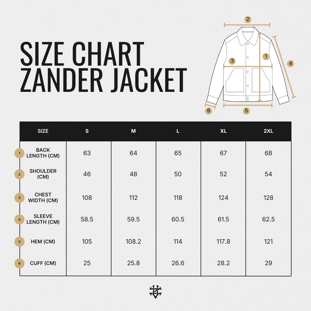 SizeChartZander - Zeve