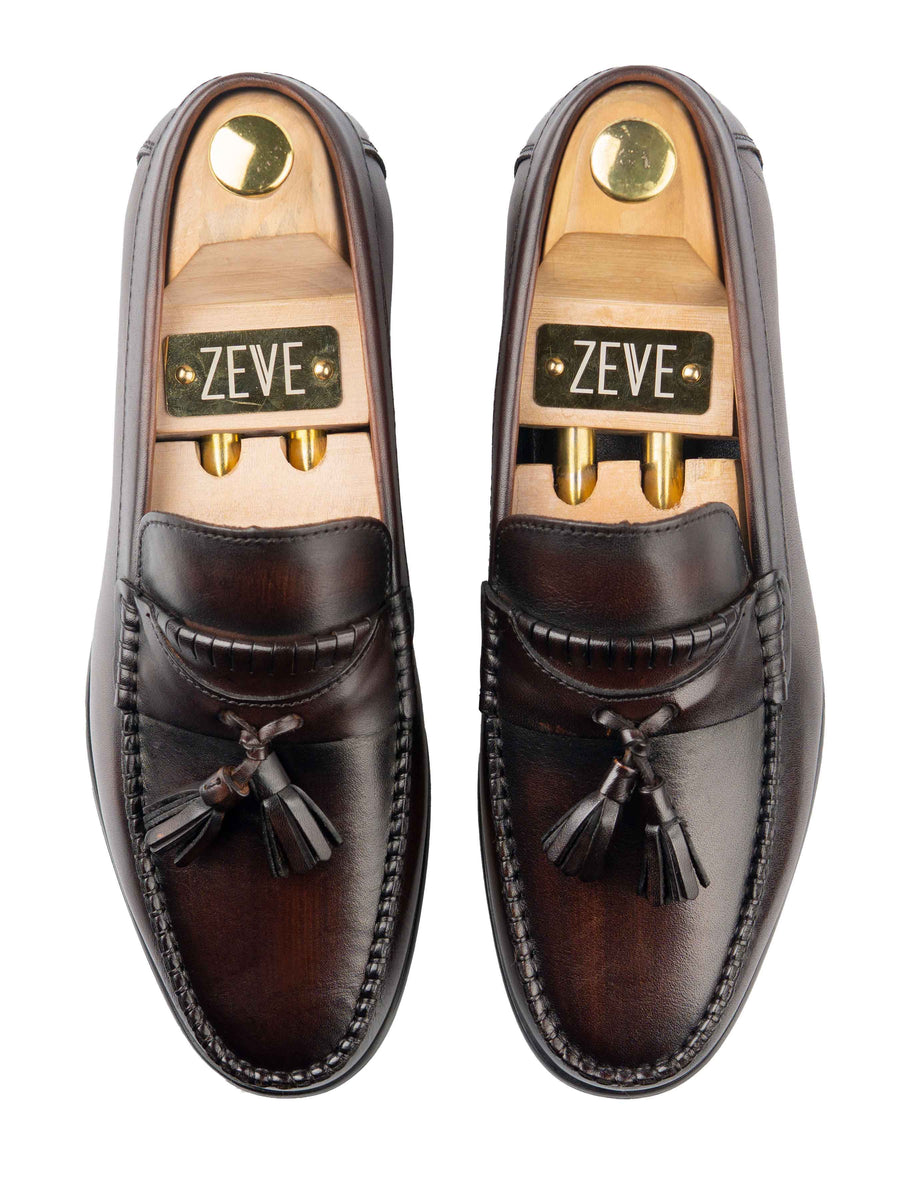 Tassel-Moccasin-Loafer-Dark-Brown_04 - Zeve