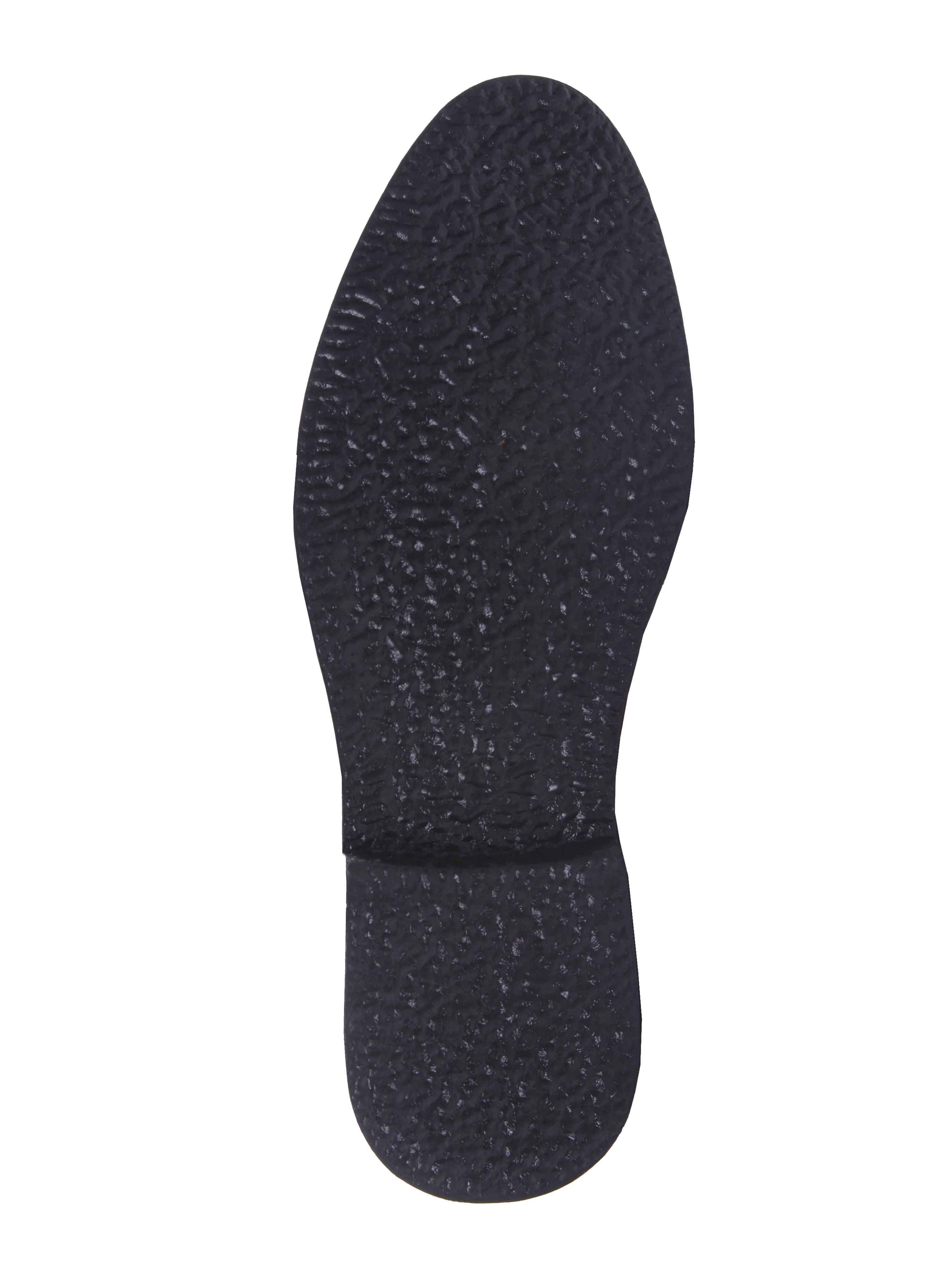 Tassel Loafer - Black Croco Leather (Crepe Sole)
