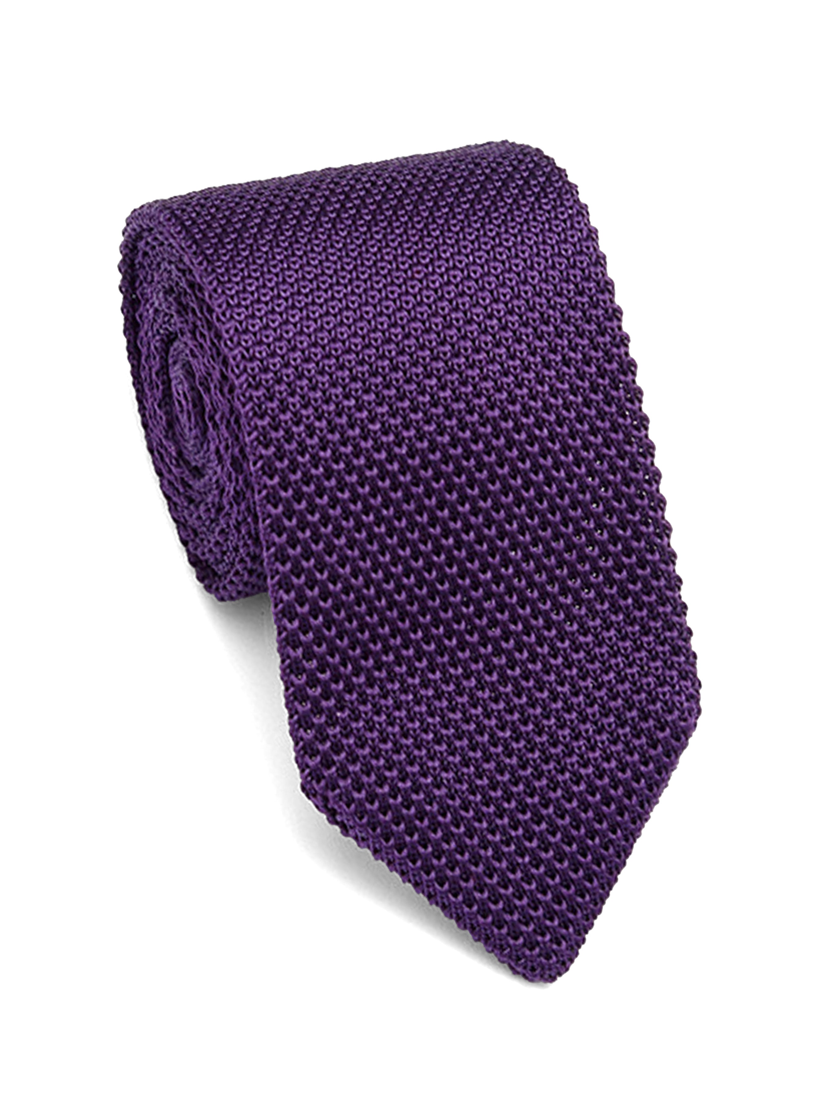 Knit Tie - Purple - Zeve Shoes