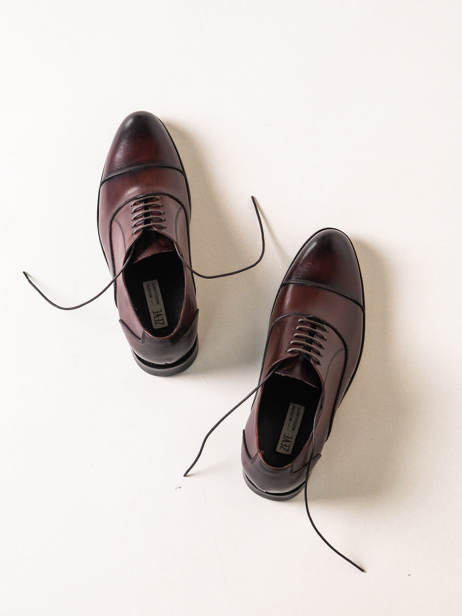Oxford-Cap-Toe-Dark-Brown-Zeve-International-menshoes-1 - Zeve